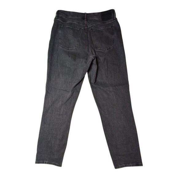 Abercrombie & Fitch High Rise Mom Jeans Womens Size 32/14 XL Curve Love Black - Picture 2 of 12